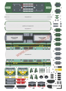 PKP EP07-361 Lokomotywa elektryczna - Sklej Model 44