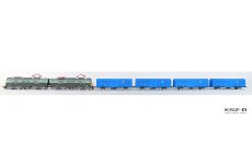 PKP ET41-153 JAMNIK - pociąg towarowy - Sklej Model 45