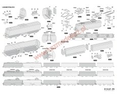 PKP ET41-153 JAMNIK - pociąg towarowy - Sklej Model 45