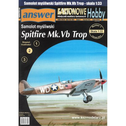Spitfire Mk.Vb trop - samolot myśliwski - Answer 1/14