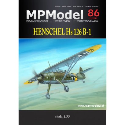 Henschel Hs 126 B-1 - samolot rozpoznawczy - MPModel 86