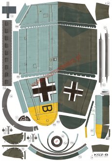 Henschel Hs 126 B-1 - samolot rozpoznawczy - MPModel 86