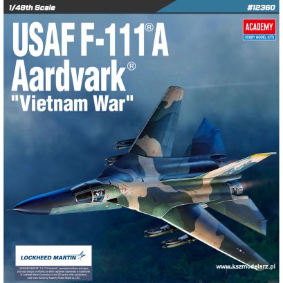 F-111A Aardvark Vietnam War - Academy 12360