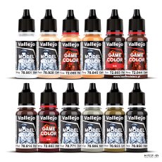 12 farb + figurka Duukhas - Essential Paint Set - VALLEJO 72201