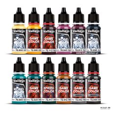 12 farb + figurka Kiranti - Dark Future Set - VALLEJO 72202
