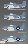 F4F-4 Wildcat Battle of Midway - Academy 12355