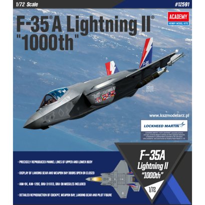 F-35A Lightning II 1000th - Academy 12591