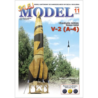 Niemiecka rakieta V-2 - Sklej Model 11