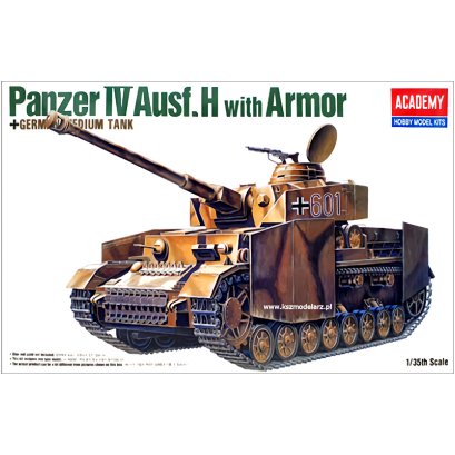 Czołg PzKpfw IV Ausf. H with Armor - Academy 13233