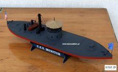USS MONITOR - amerykański pancernik z 1862 roku - Modelik 11/16