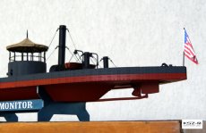 USS MONITOR - amerykański pancernik z 1862 roku - Modelik 11/16