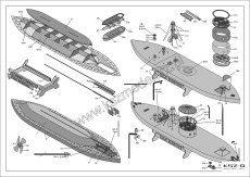 USS MONITOR - amerykański pancernik z 1862 roku - Modelik 11/16