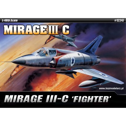 Mirage IIIC - francuski myśliwiec przechwytujący - Academy 12247