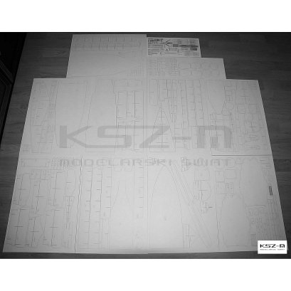 USS OKLAHOMA - szkielet, detale wycięty laserowo - Modelik 29/10