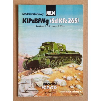 KIPzBfWg (SdKfz 265) - lekki czołg rozpoznawczy - Model Card 34