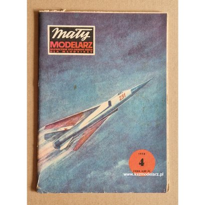 Naddźwiękowy samolot myśliwski MIG - Mały Modelarz 4/78