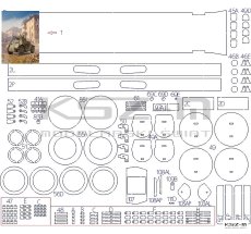 Panzerspahwagen AB 43 203(i) [AutoBlinda 43] - szkielet - WAK 249