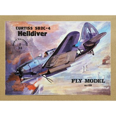 Bombowiec nurkujący SB2C-4 Helldiver  - Fly Model 03