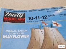 Galeon Mayflower - Mały Modelarz 10-11-12/09