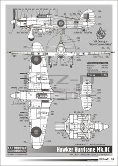 Hawker Hurricane Mk.IIC - Kartonowa Kolekcja 202