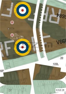 Hawker Hurricane Mk.I - Kartonowa Kolekcja 204