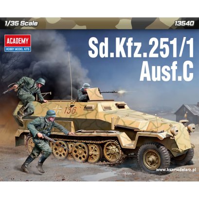 German Sd.kfz.251 Ausf.C - Academy 13540