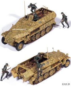 German Sd.kfz.251 Ausf.C - Academy 13540