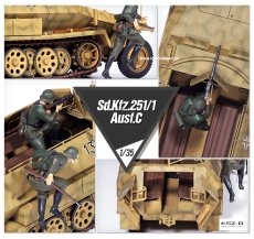 German Sd.kfz.251 Ausf.C - Academy 13540