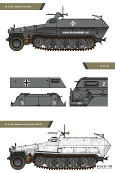 German Sd.kfz.251 Ausf.C - Academy 13540