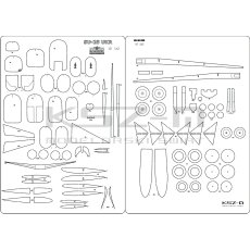 Su-25 - szkielet wycinany...
