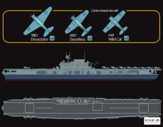 USS Yorktown CV-5 Battle of Midway - Academy 14229