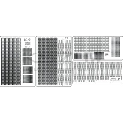 K9 Thunder - gąsienice wycięte laserowo - Angraf 274