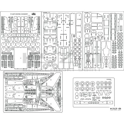 Szkielet do F/A-18F Super Hornet - Angraf 282