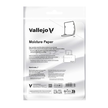 Moisture Paper (papier do mokrej palety - 30 szt.) - VALLEJO B90003