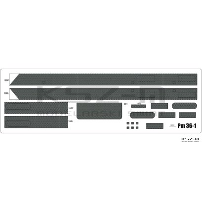 Parowóz Pm36 Piękna Helena - grawerowane pomosty - Angraf