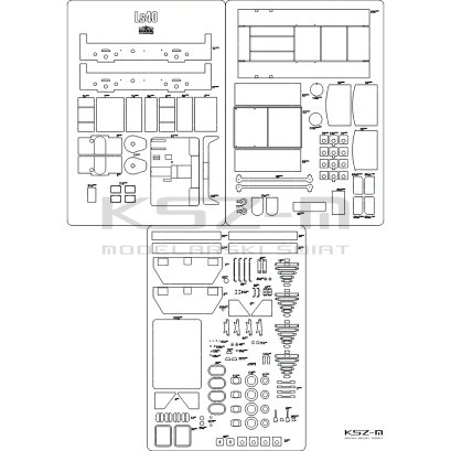 Ls40 - szkielet, detale, pomosty - Angraf 228