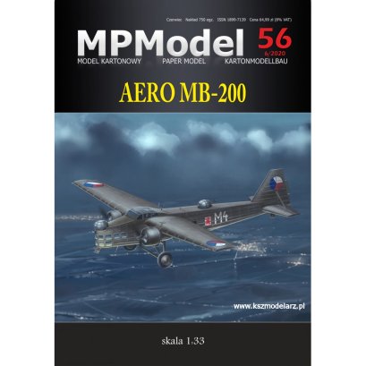 Aero MB-200 - samolot bombowy - MPModel 56