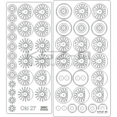 Parowóz OKl 27 - koła...