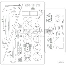 MiG-15 UTI - szkielet...