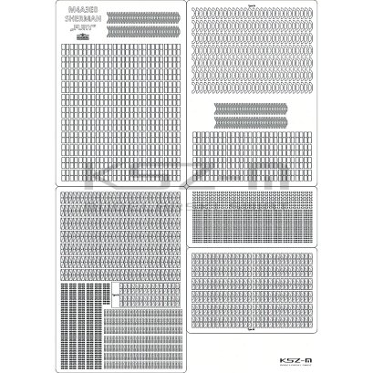 M4A3E8 Sherman FURY  - gąsienice - Angraf 194