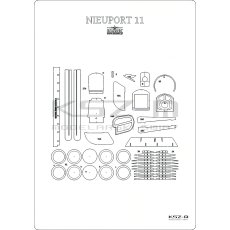 Nieuport 11 - szkielet...