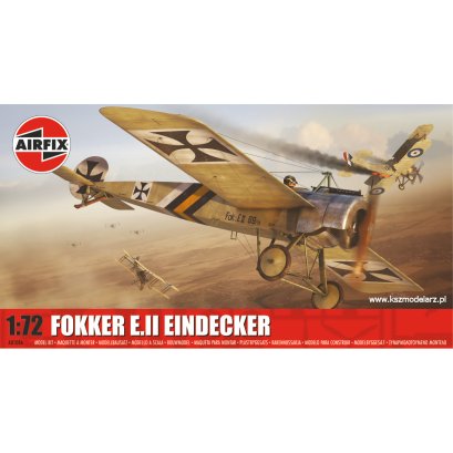 Fokker E.II Eindecker - samolot myśliwski - Airfix A01086