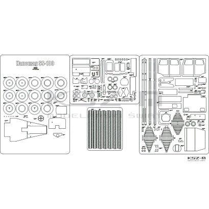 Hanomag SS100 - szkielet, detale, bieżniki - Answer 3/18