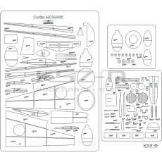 Curtiss Mohawk - szkielet,...