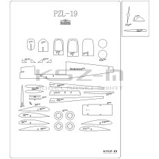 Samolot PZL-19 - szkielet...