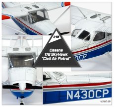 Cessna 172 Skyhawk Civil Air Patrol - 1:48 - Academy 12367