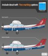 Cessna 172 Skyhawk Civil Air Patrol - 1:48 - Academy 12367