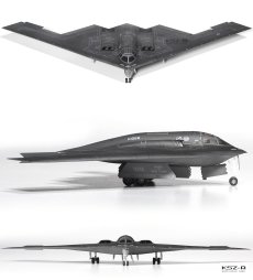 USAF B-2A Stealth Bomber - 1:144 - Academy 12645