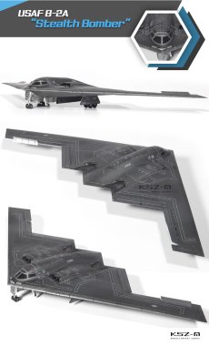 USAF B-2A Stealth Bomber - 1:144 - Academy 12645