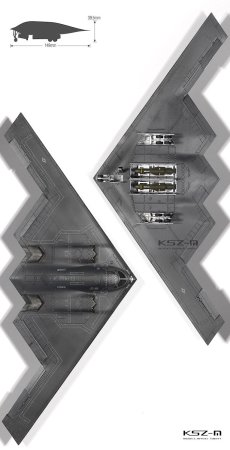 USAF B-2A Stealth Bomber - 1:144 - Academy 12645